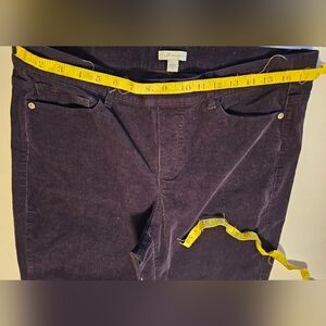 J.Jill Dark Navy Corduroy Pants